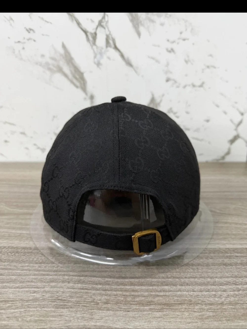Authentic Gucci Black GG Canvas Cap with Red and Green Web Stripe - Picture 8 of 8